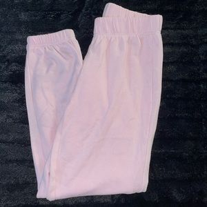 Baby pink sweatpants